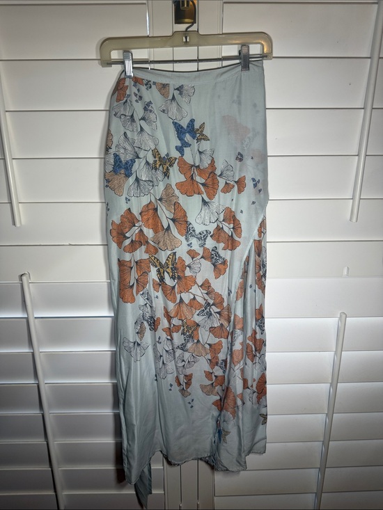 Abercrombie & Fitch Dresses & Skirts - Abercrombie & Fitch Pale Blue Butterfly Maxi Skirt